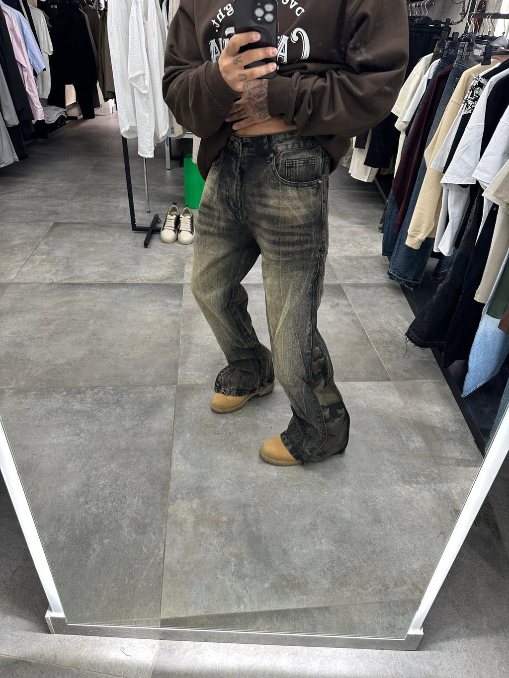 Denim Flare bronze camou