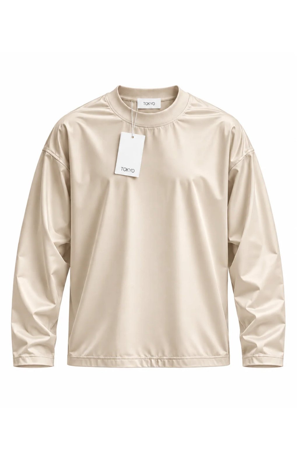 Long sleeve filo di Scozia champagne Tokyo couture