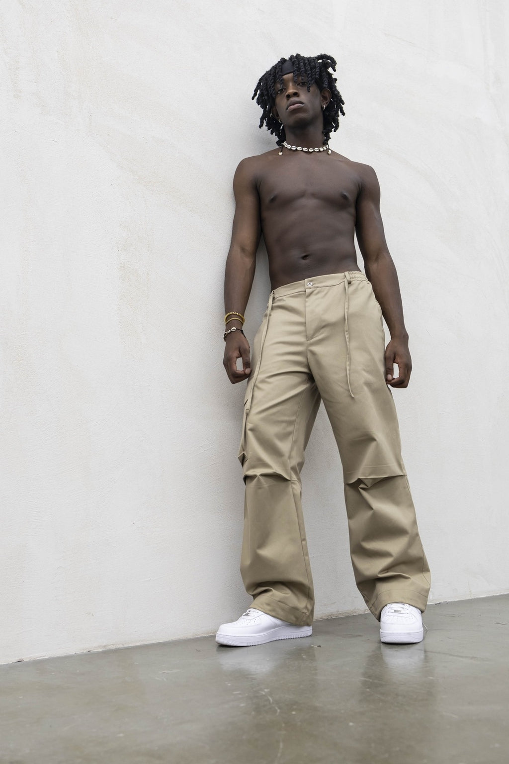 Semi Cargo Laces Beige Present Day