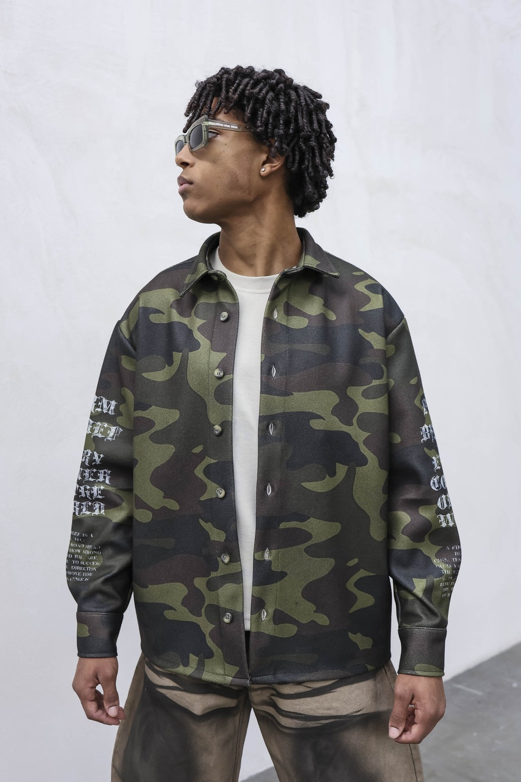 Jacket no trust camou present day