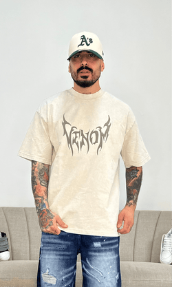 T-shirt venom beige wash