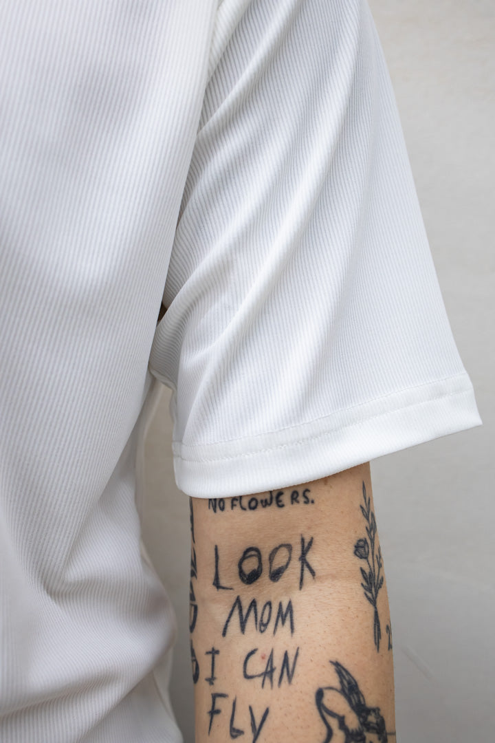 T shirt a costine Tokyo white