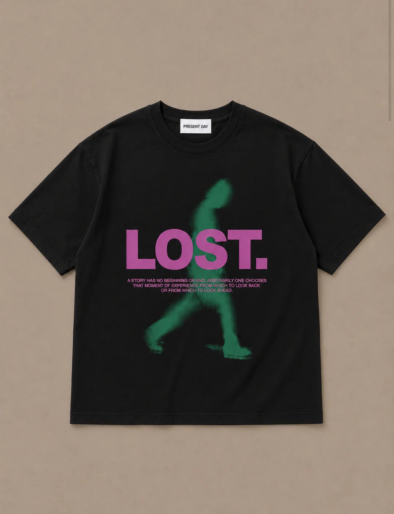 T-shirt Lost black Present day