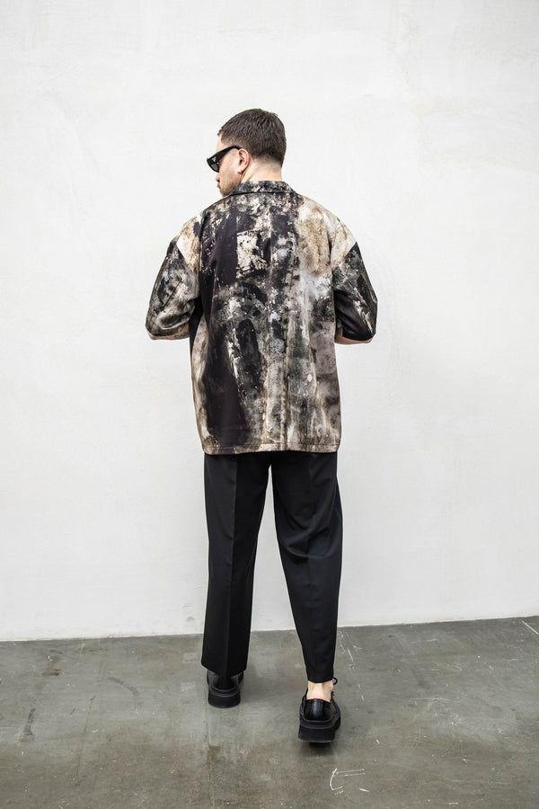 Camicia All over Presentday black