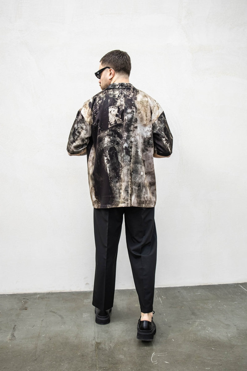 Camicia All over Presentday black
