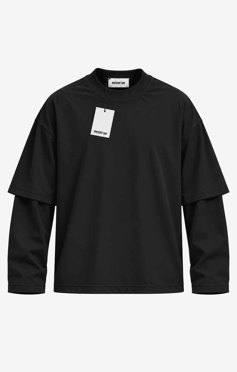 Double sleeve interlook black Present