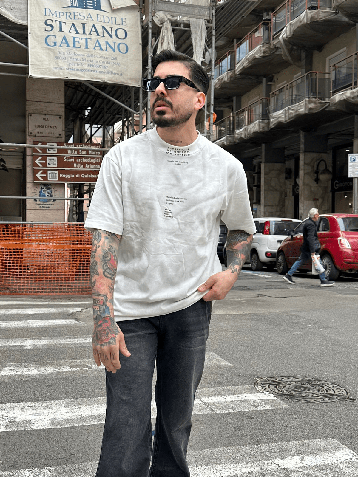 T shirt mod. mar white