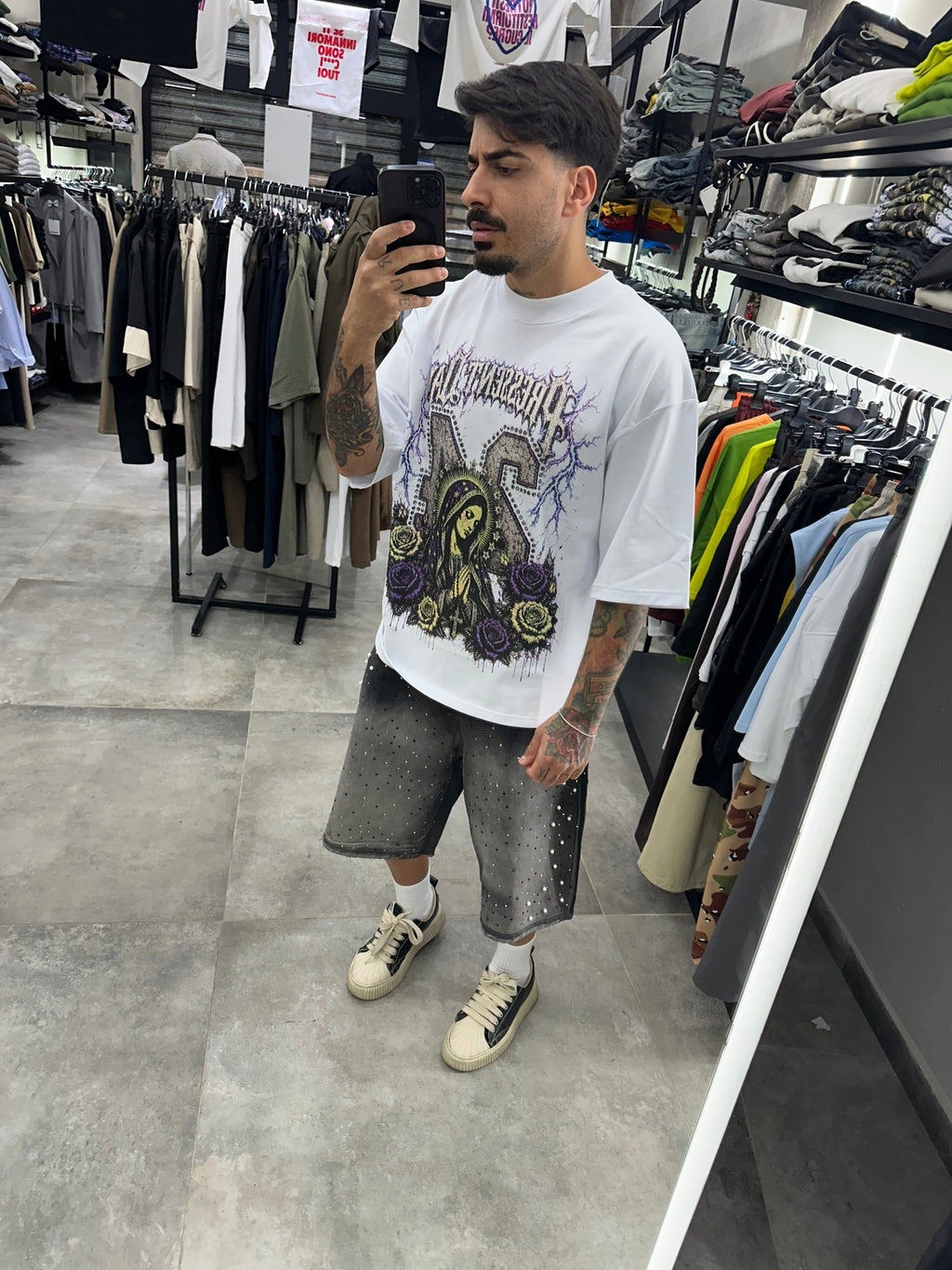 T-shirt santa madre Diamond white Present day