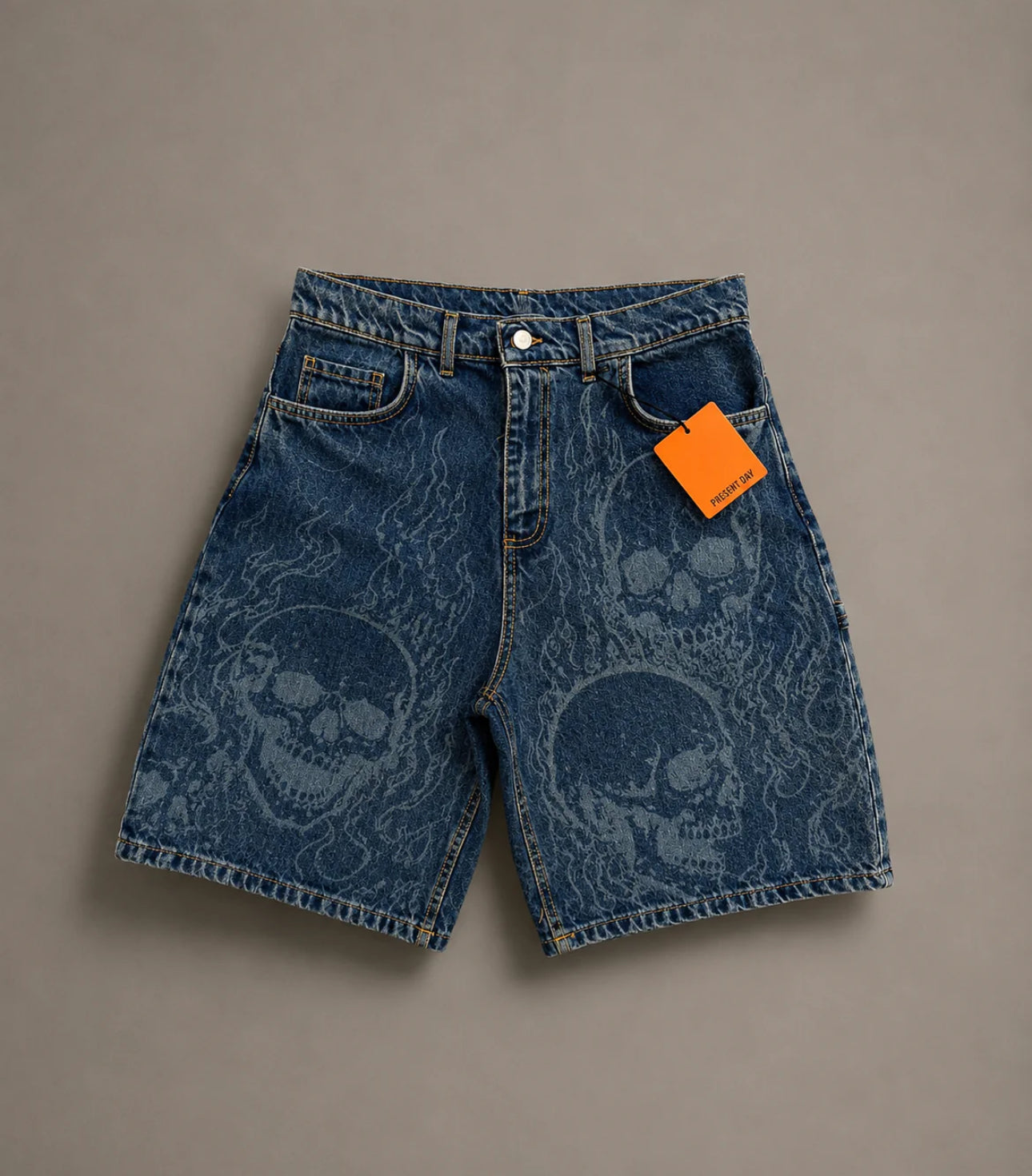 Short skull laser blue present day