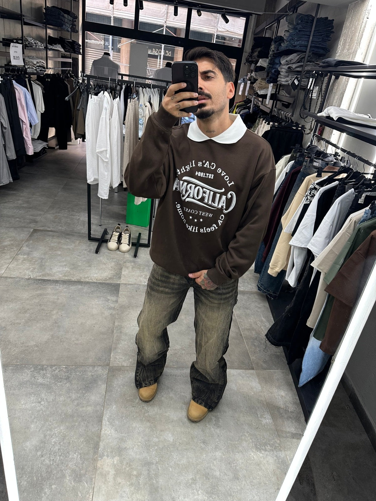 Polo college brown