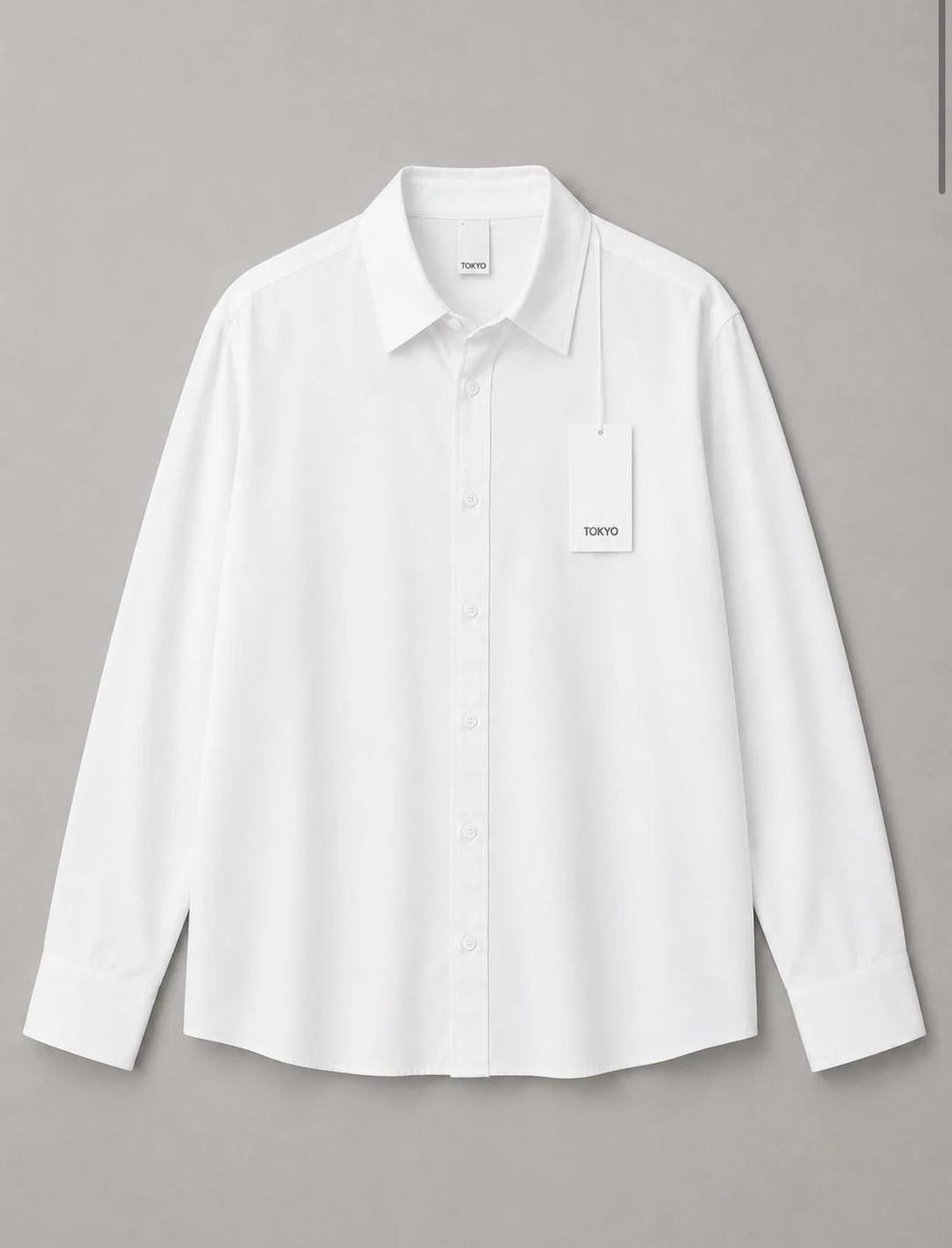 Camicia simil seta white Tokyo