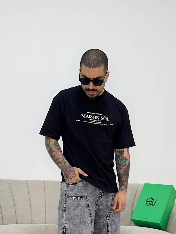 T-shirt maison black