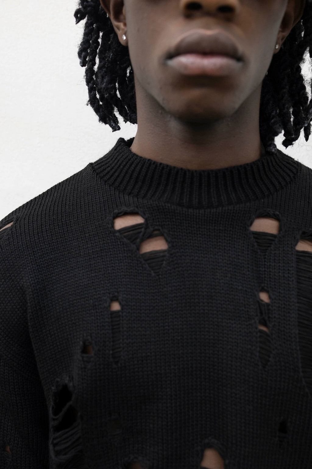 Maglioncino destroy black tokyo