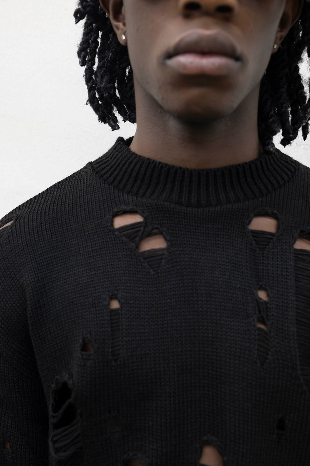 Maglioncino destroy black tokyo