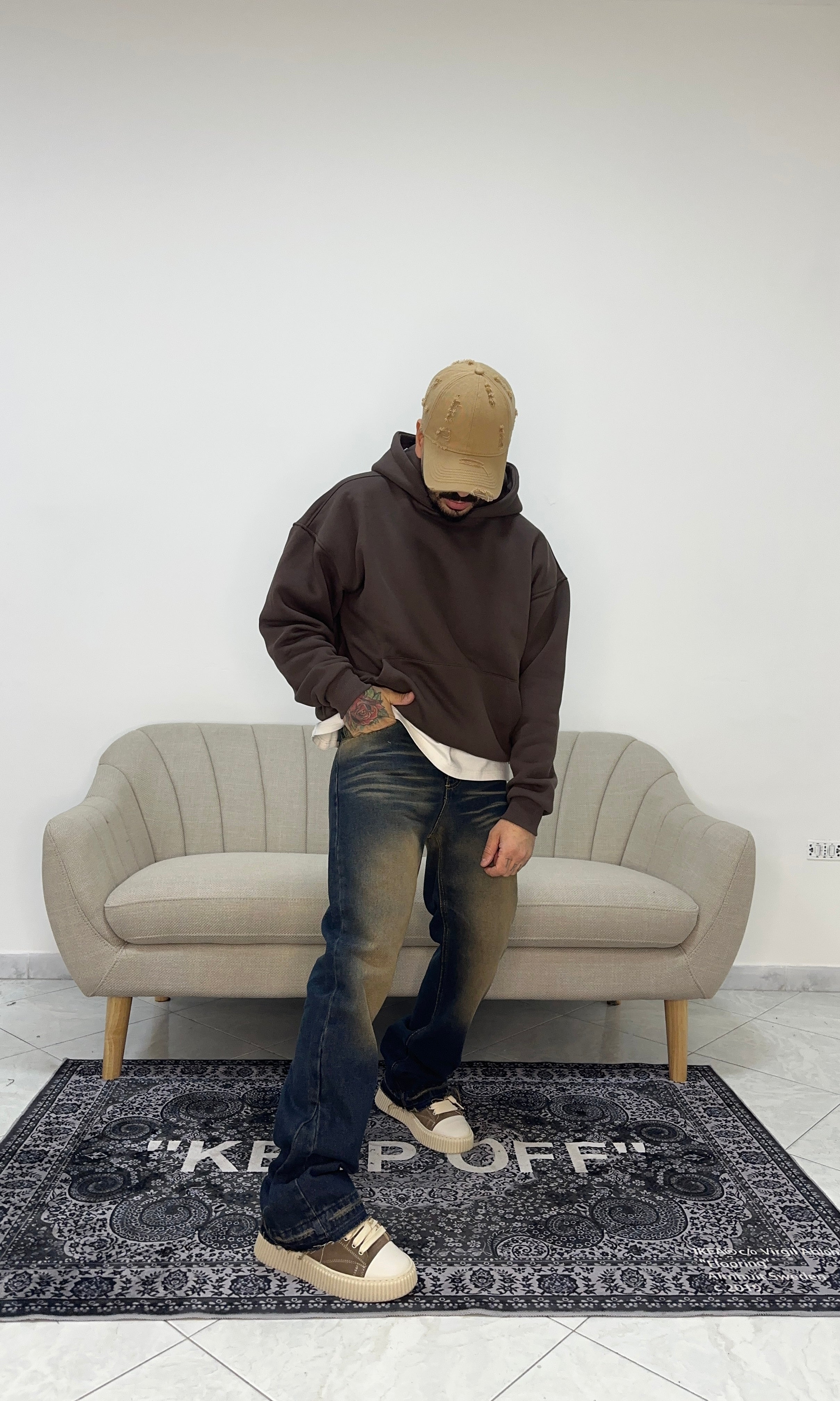 Denim flare dark blue Tiger