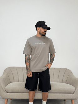 T-shirt human grey