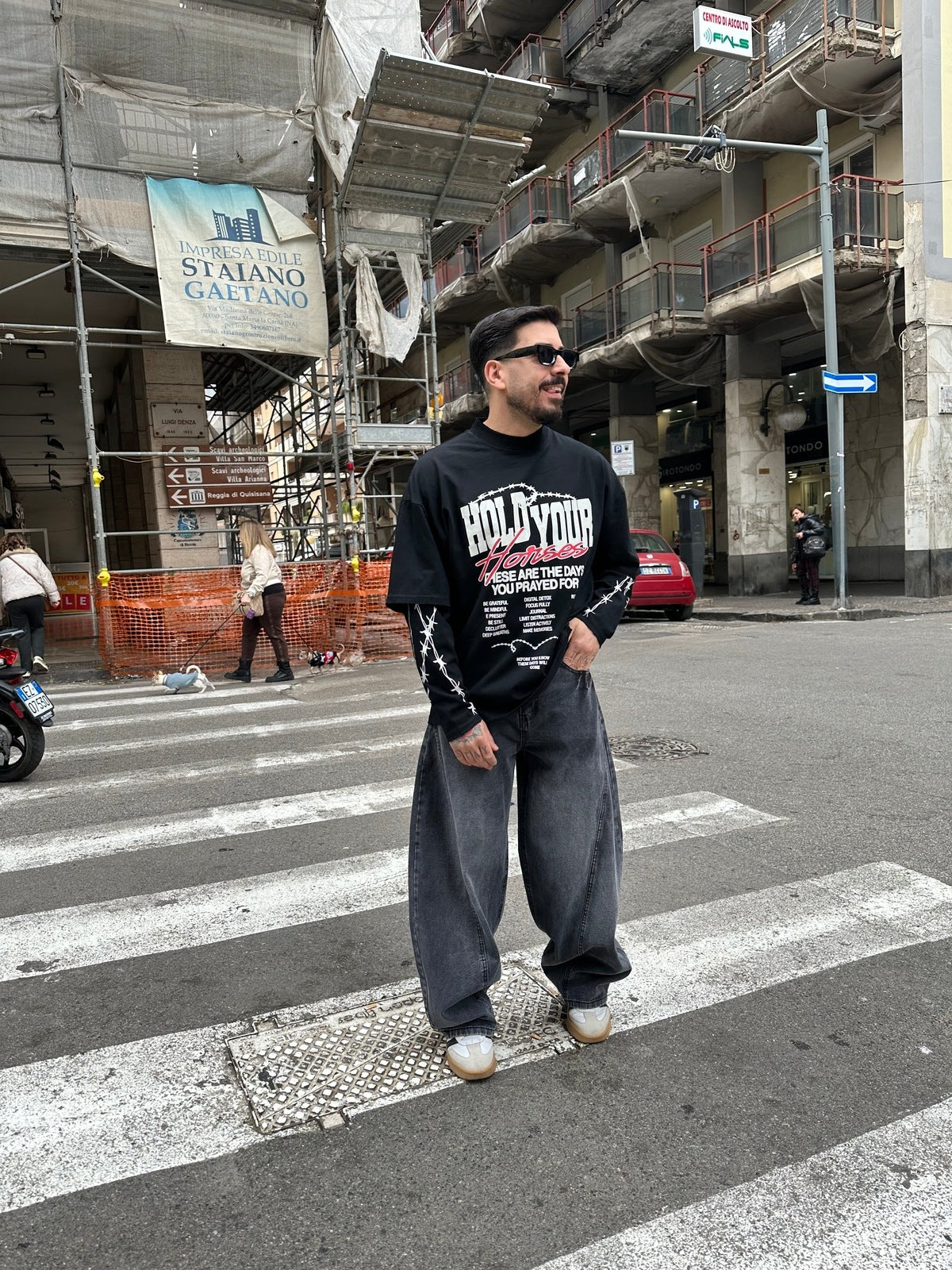 Long sleeve spinata black