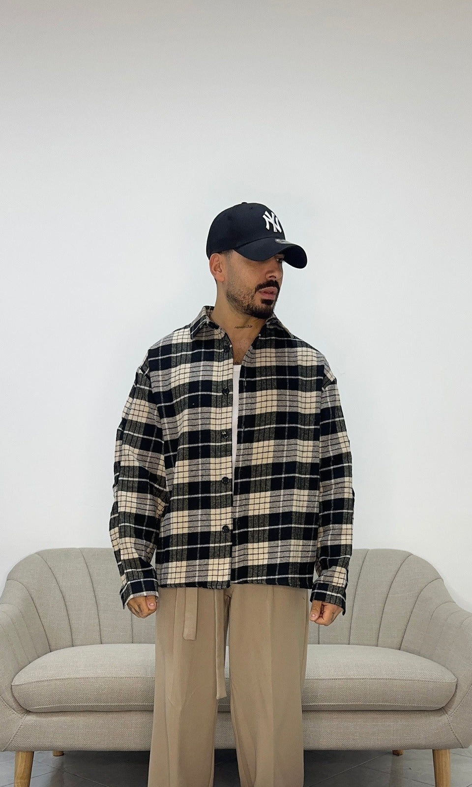 Camicia flanella black