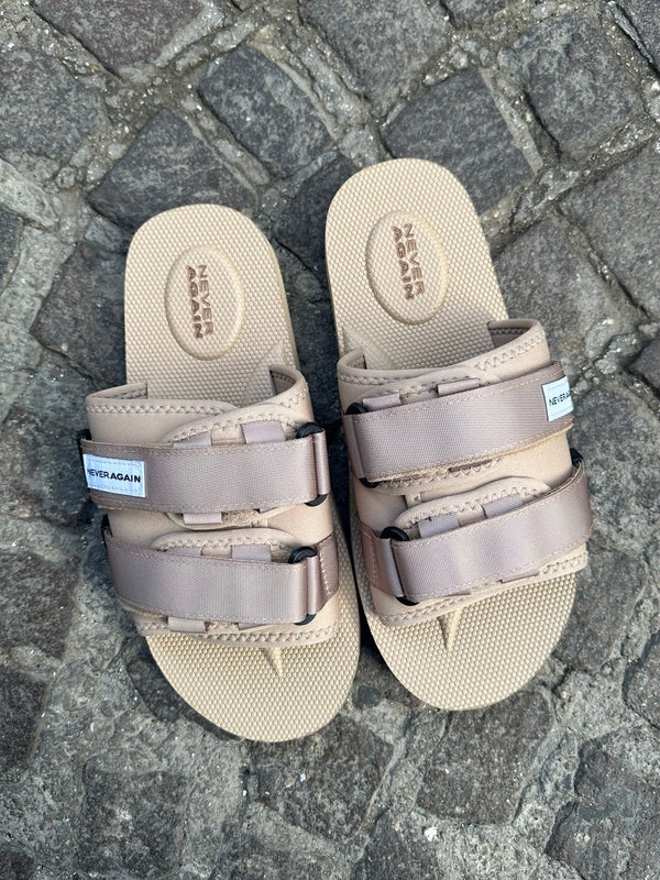 Slippers never again beige