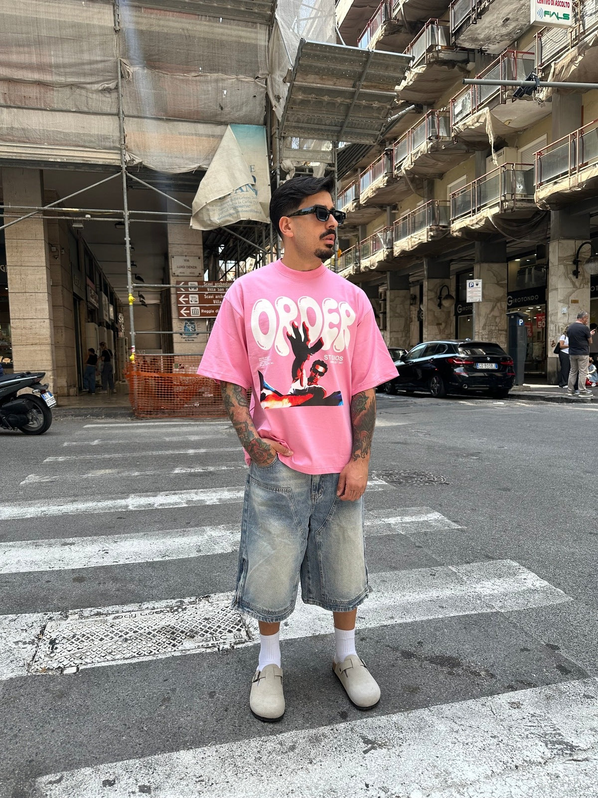 T-shirt order bubble pink