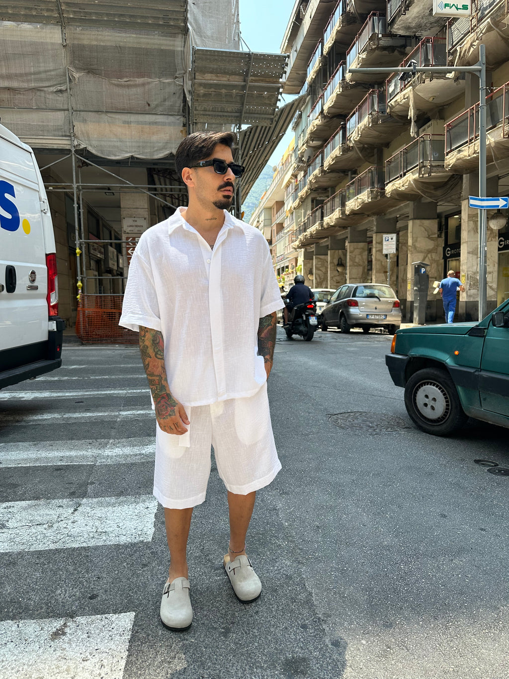 Coord Lino Panarea white Tokyo