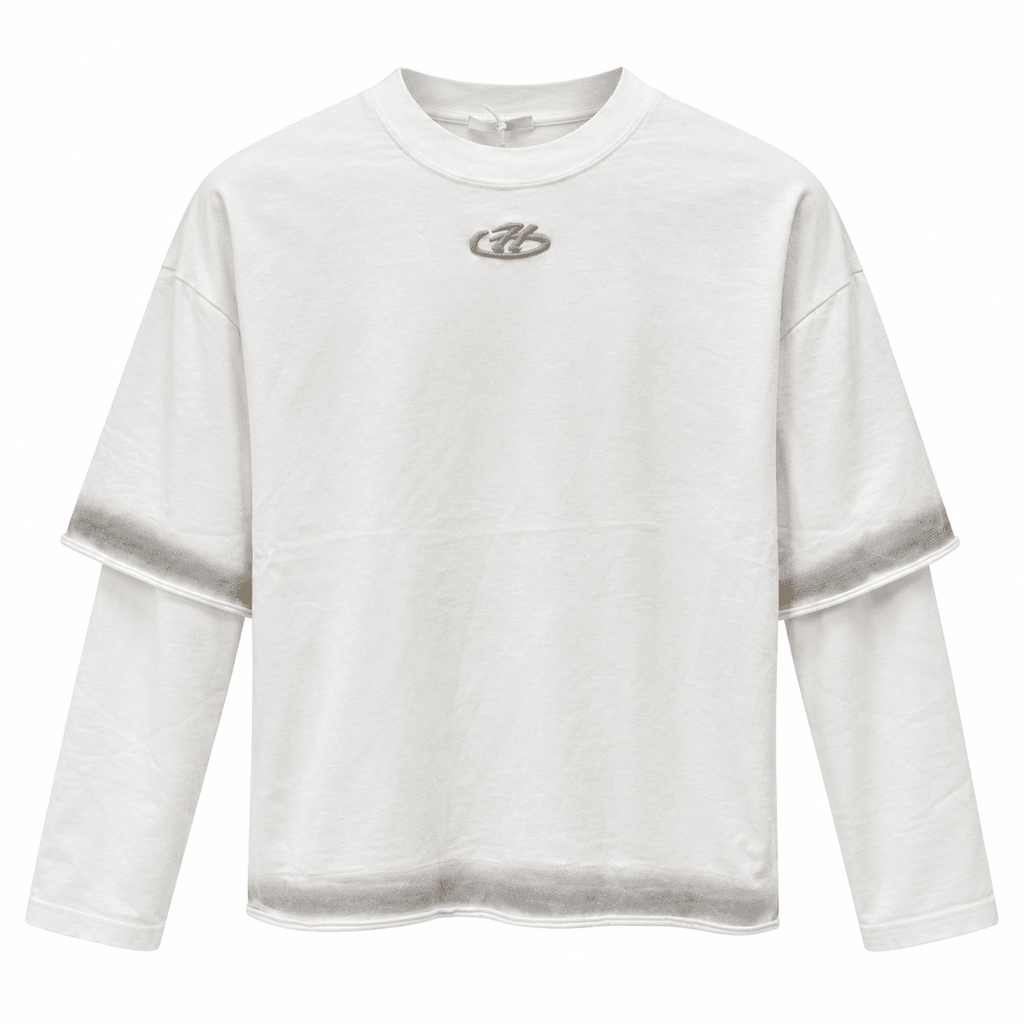 Long sleeve wear white
