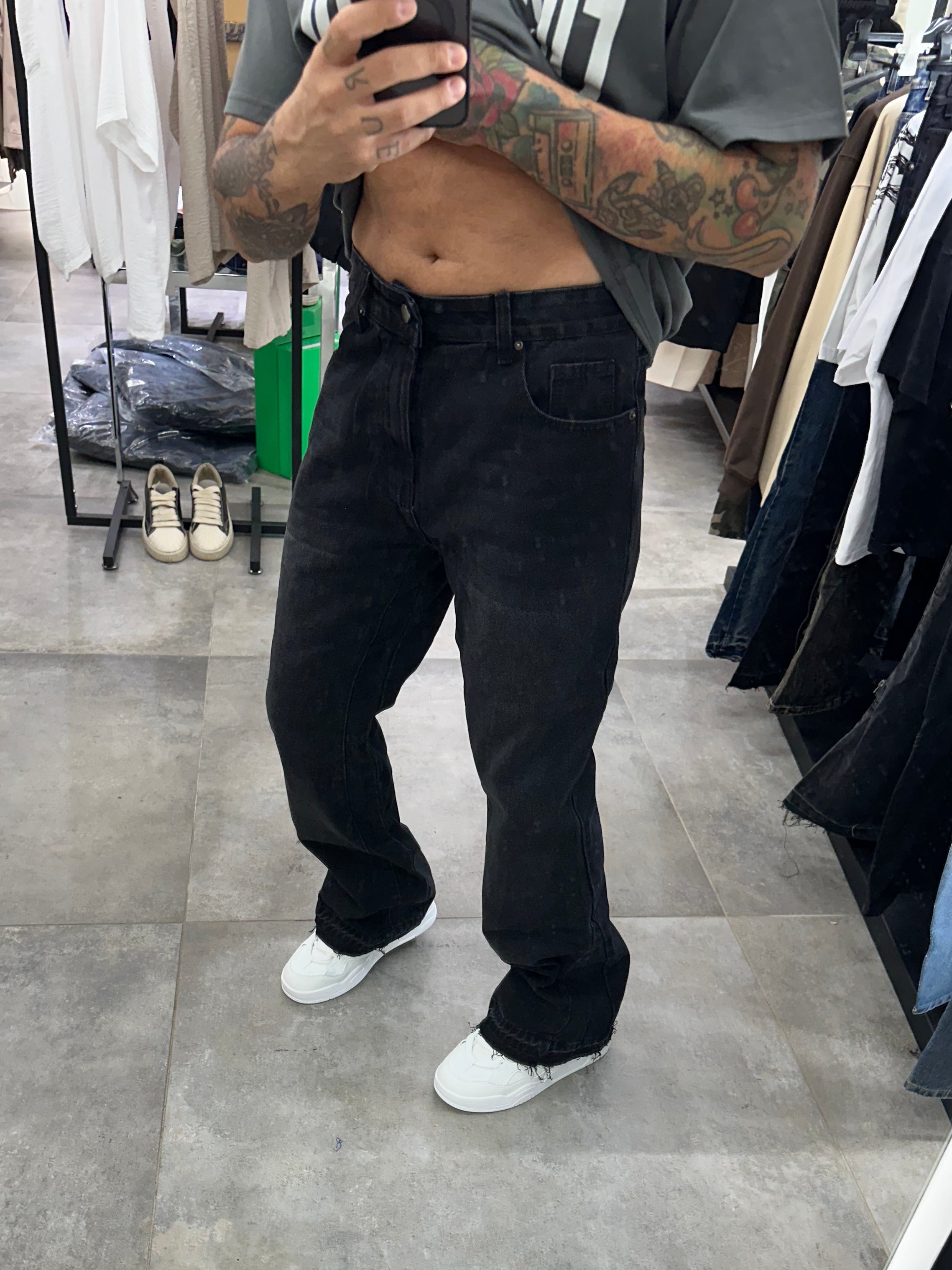Denim Flare Black