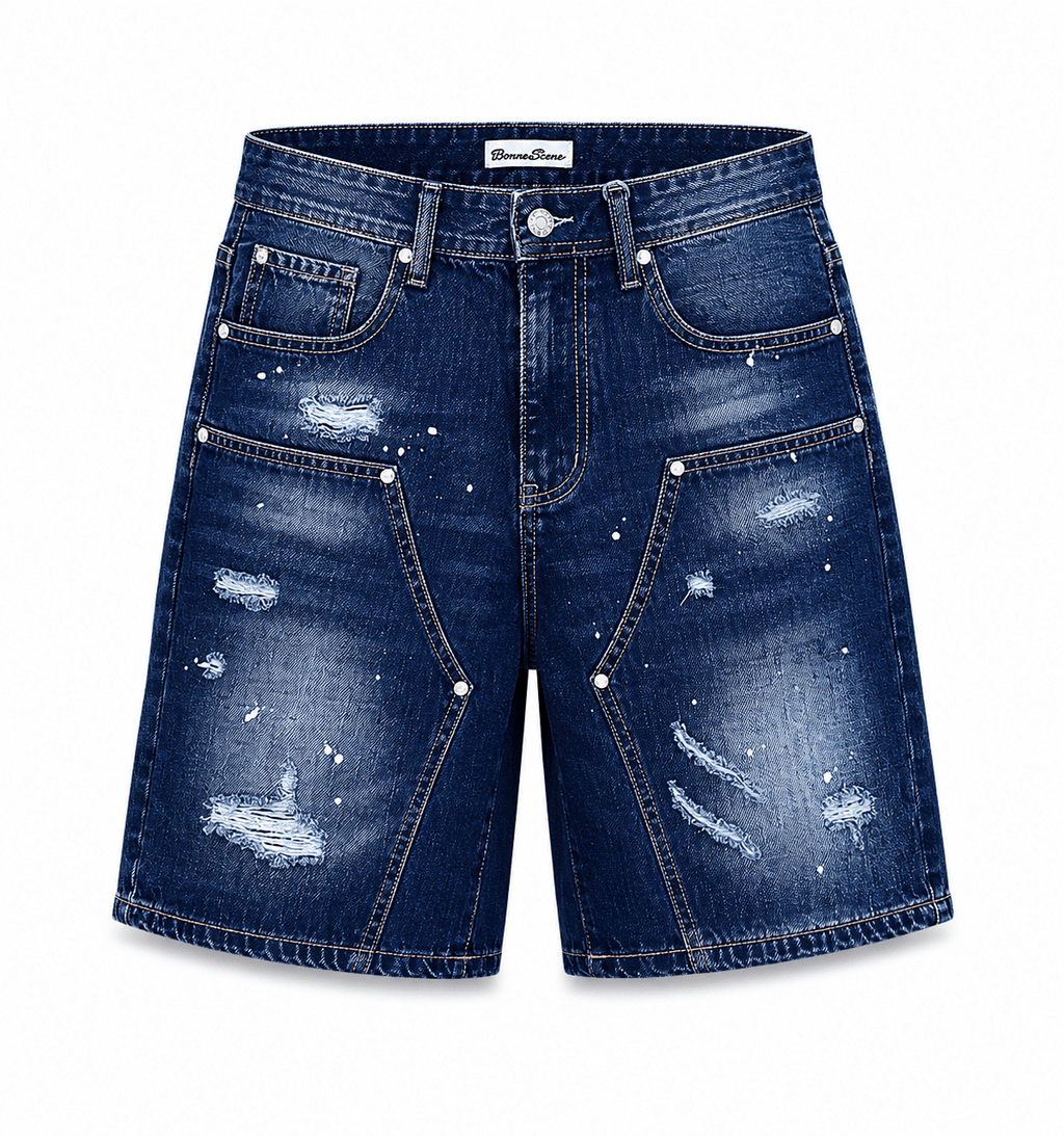 Short regular Carpenter blue