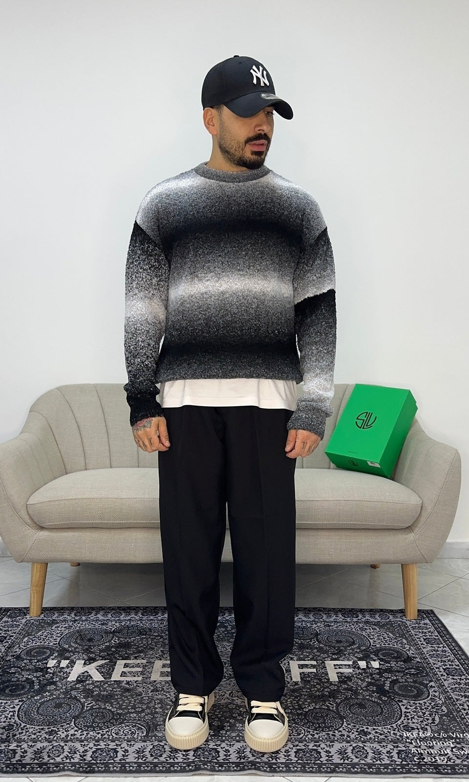 Panta ampio double pence black