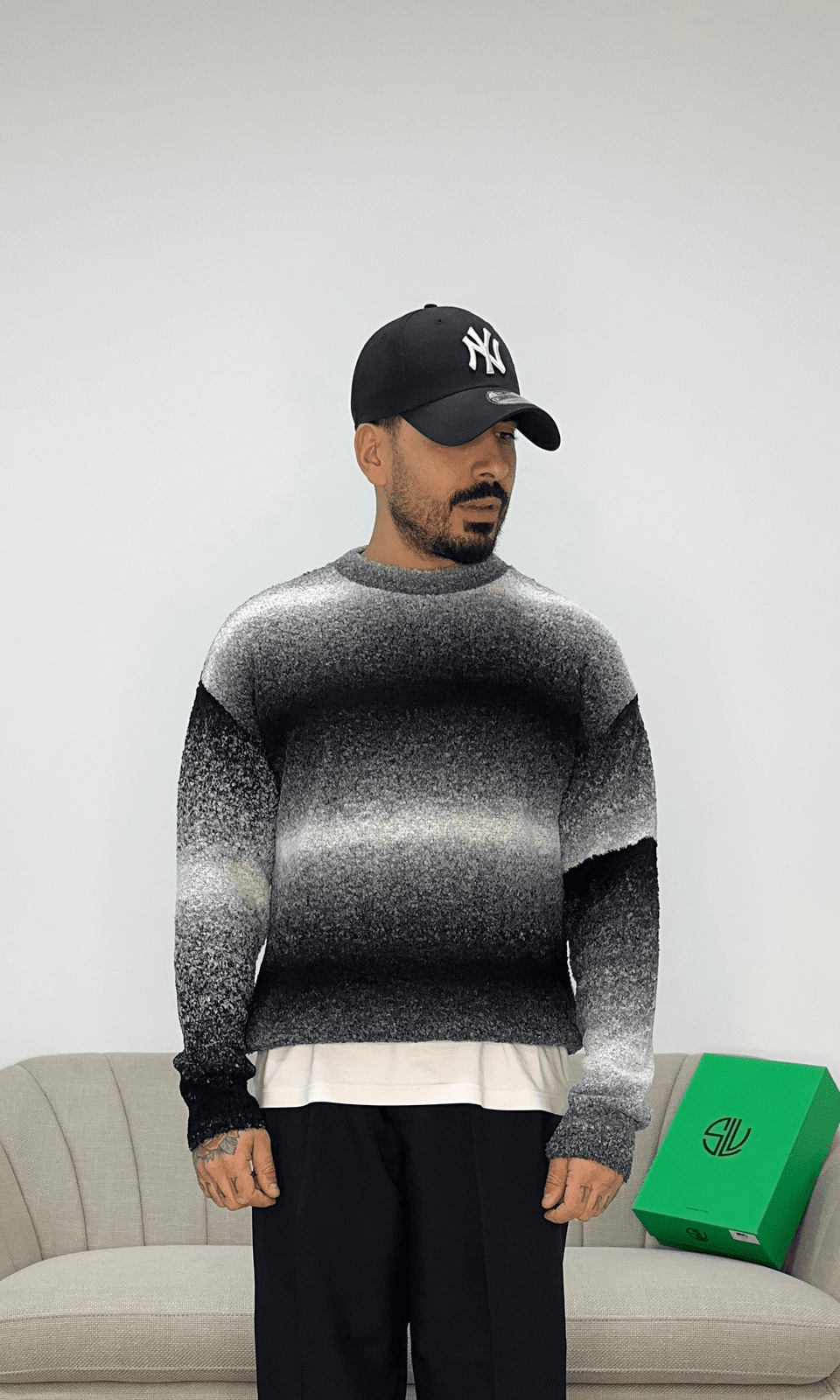 Maglione teddy black