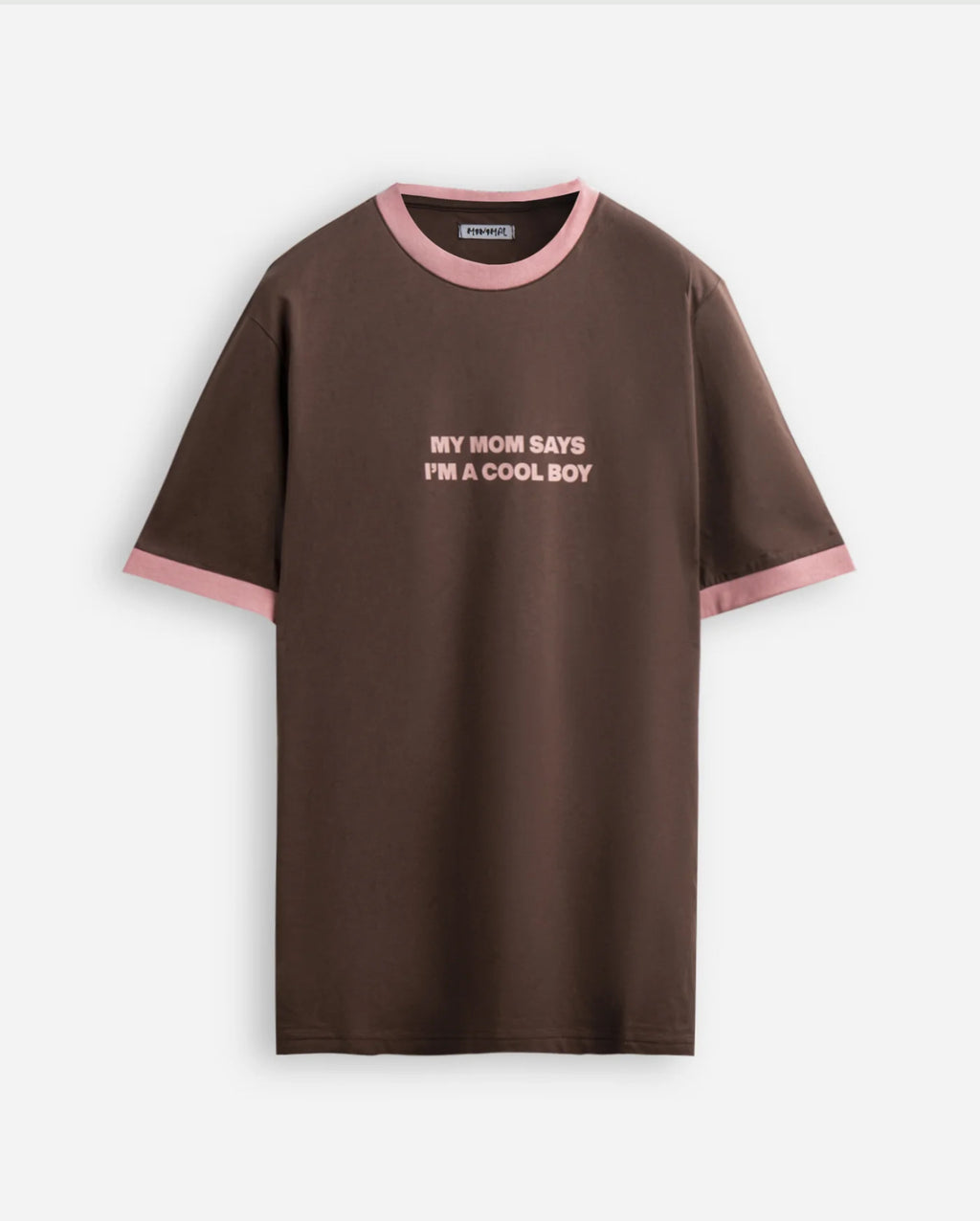 T-shirt 90,s brown/pink minimal