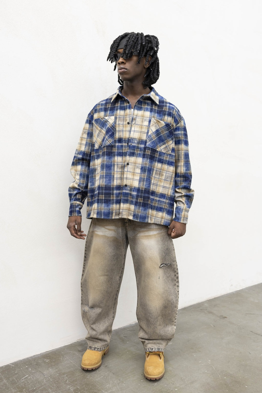 Camicia quadri used blu royal present day