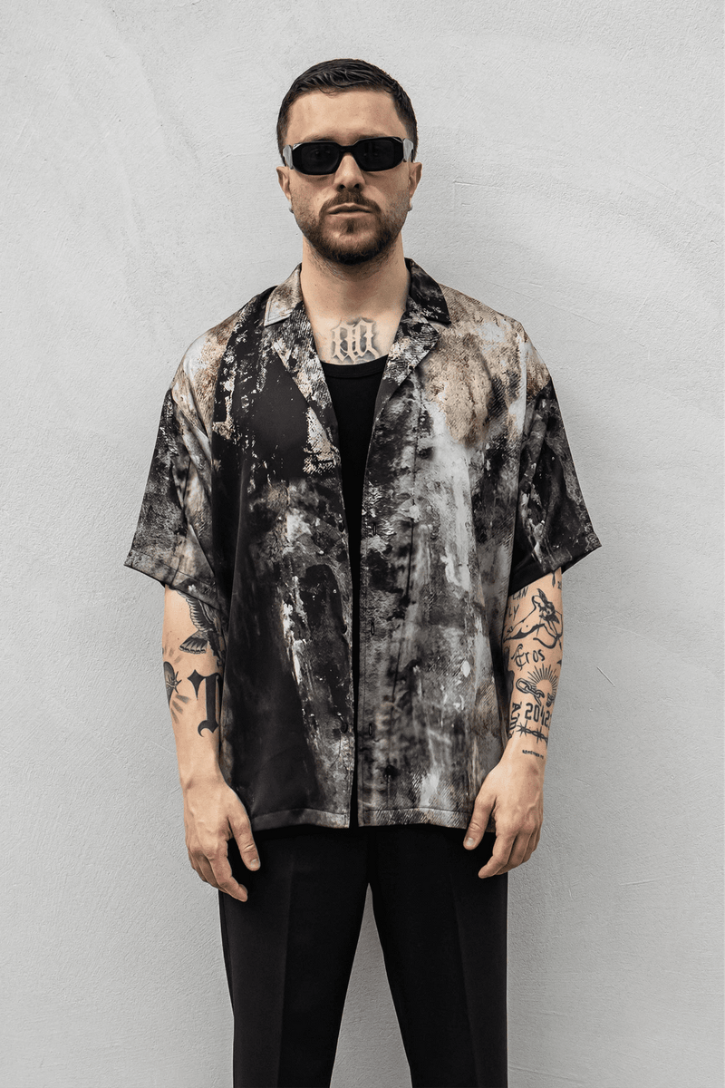 Camicia All over Presentday black