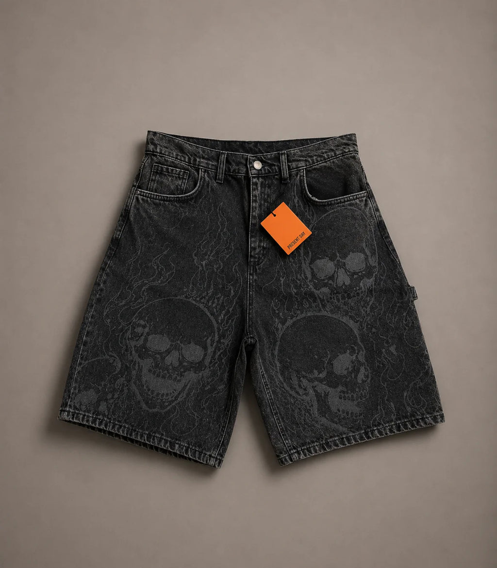 Short skull laser grey present day