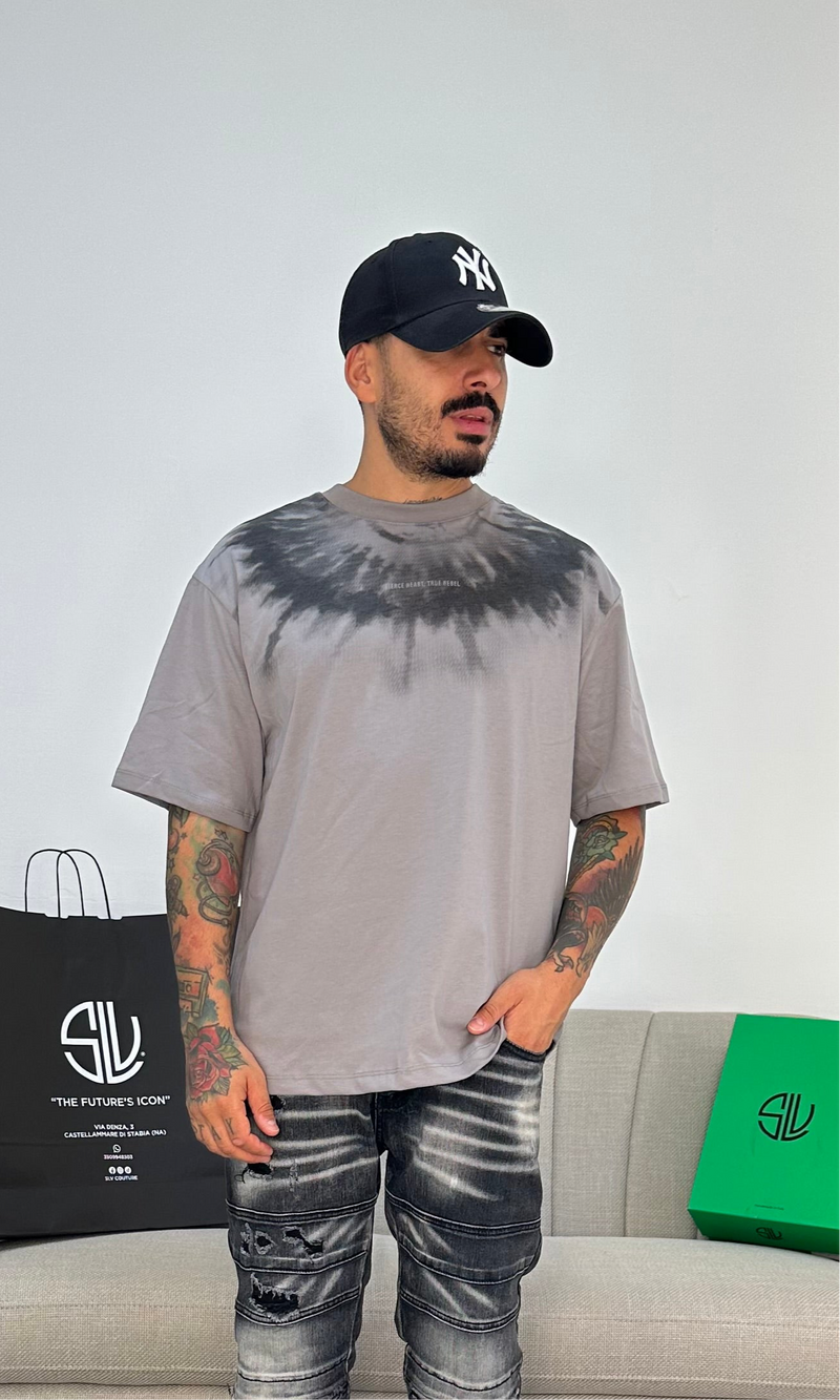 T-shirt heart gray