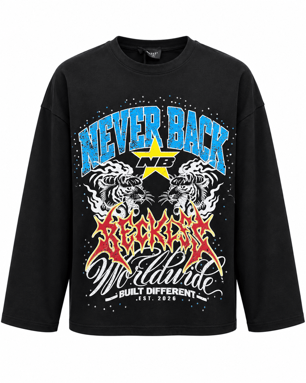 Long sleeve Tiger black