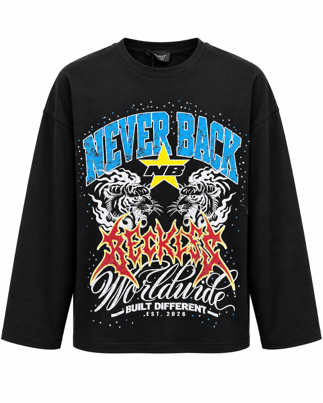 Long sleeve Tiger black