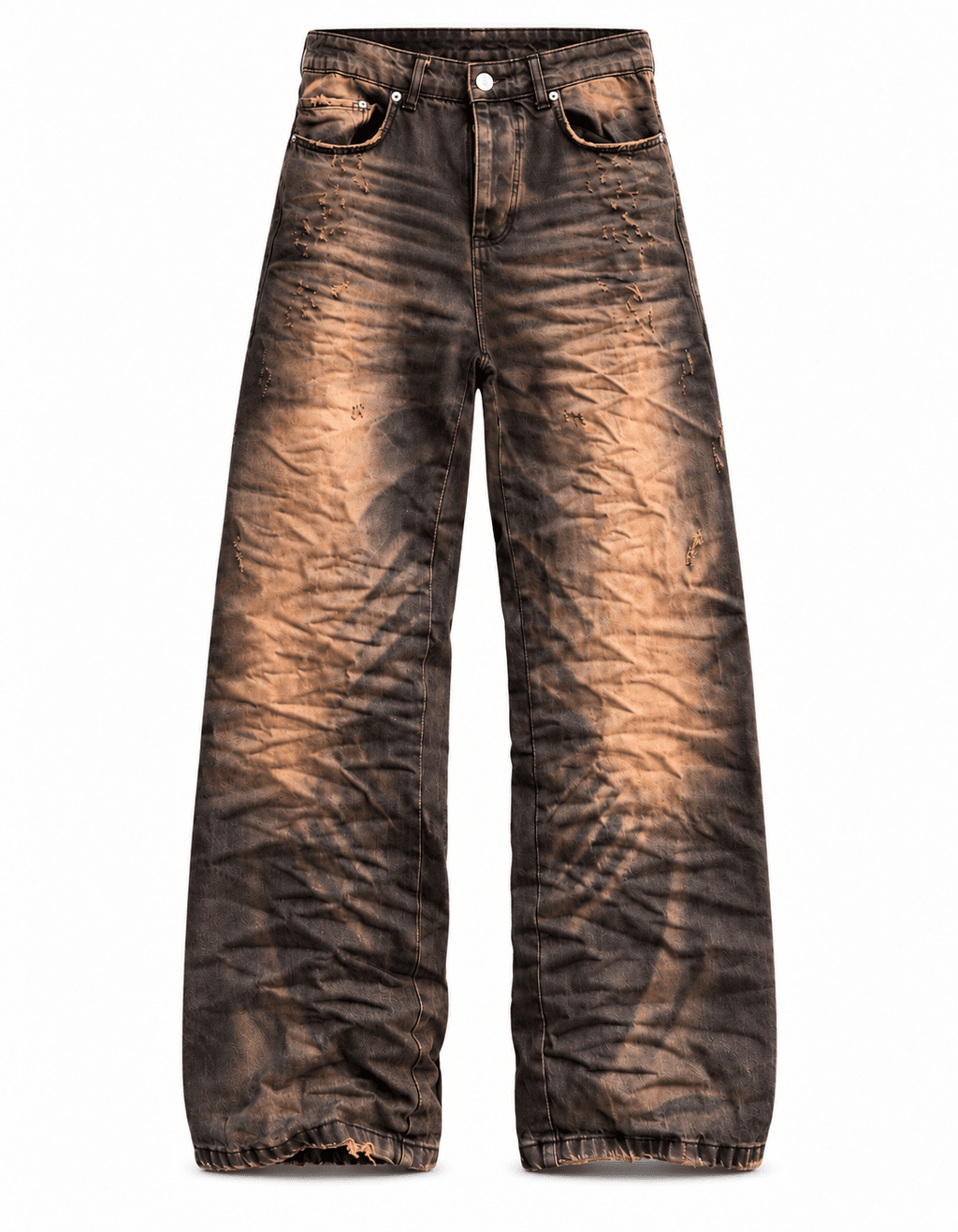 Denim baggy bronze Static studio