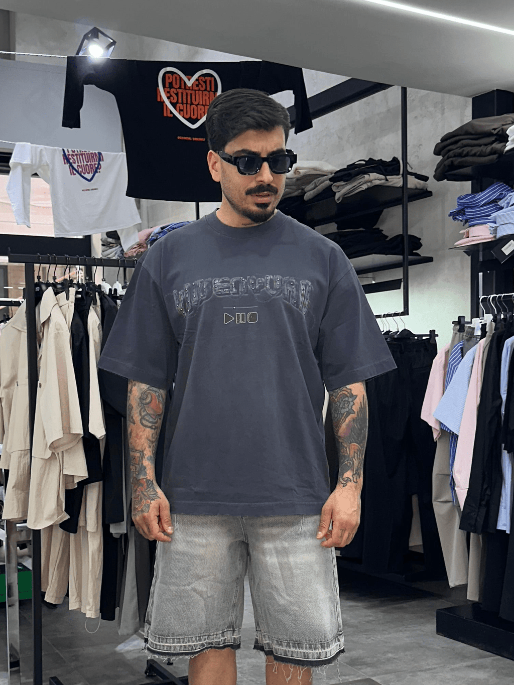 T-shirt play grey
