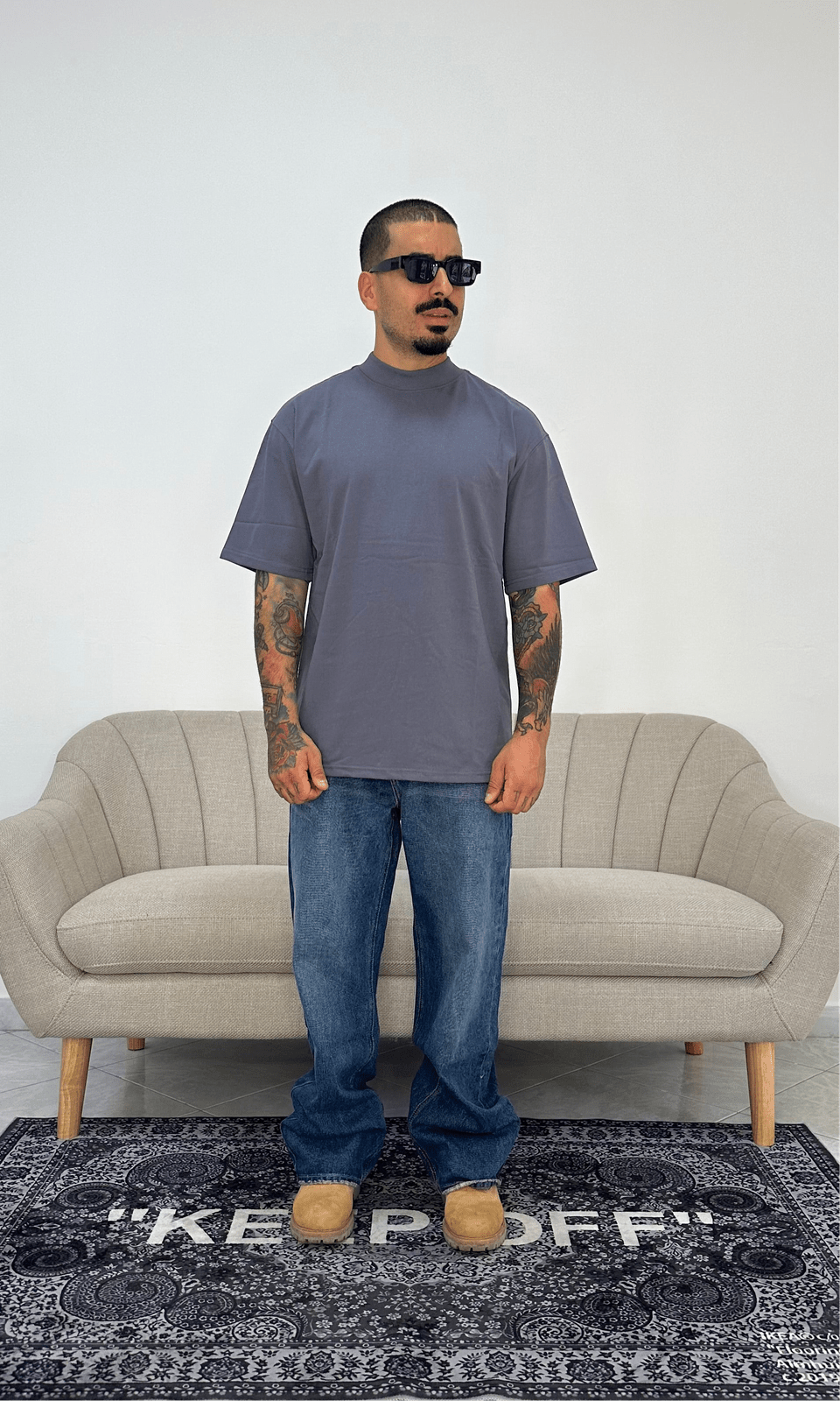 T shirt premium basic grey