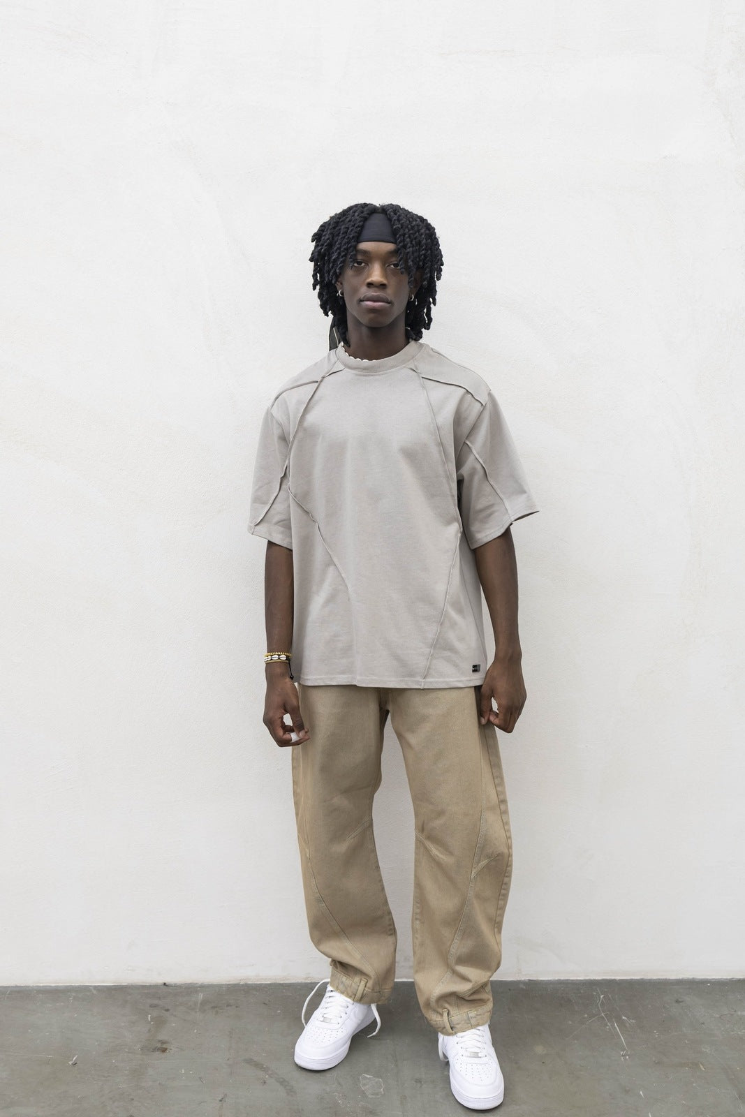 T-Shirt Ripped Sabbia Present Day