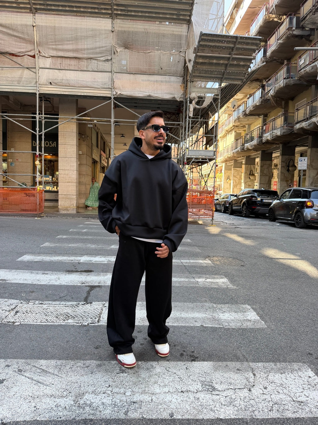 Tracksuit scuba Crop black Tokyo