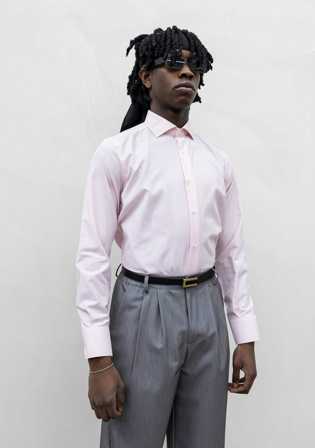 Camicia mille righe pink tokyo
