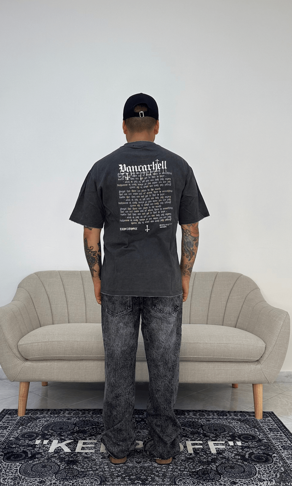 T-shirt hope dark grey