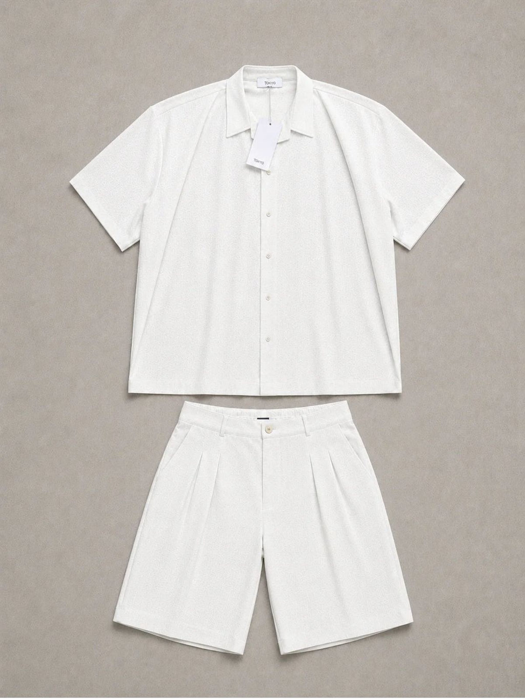 Coordinato lino Melbourne white Tokyo