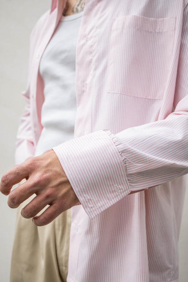 Camicia mille righe Tokyo pink