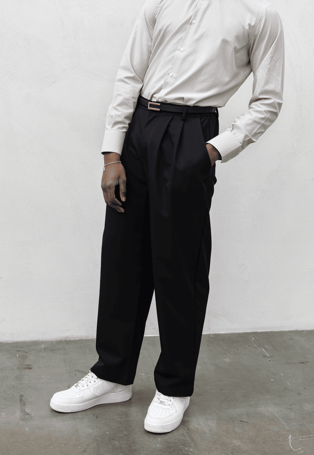 Pantaloni double pence black present day