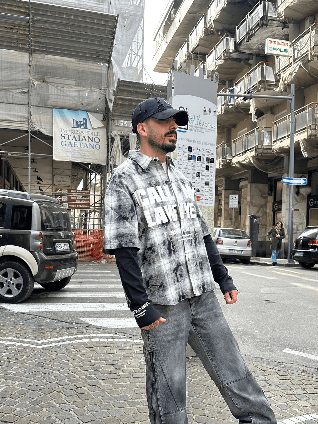 Camicia call double black