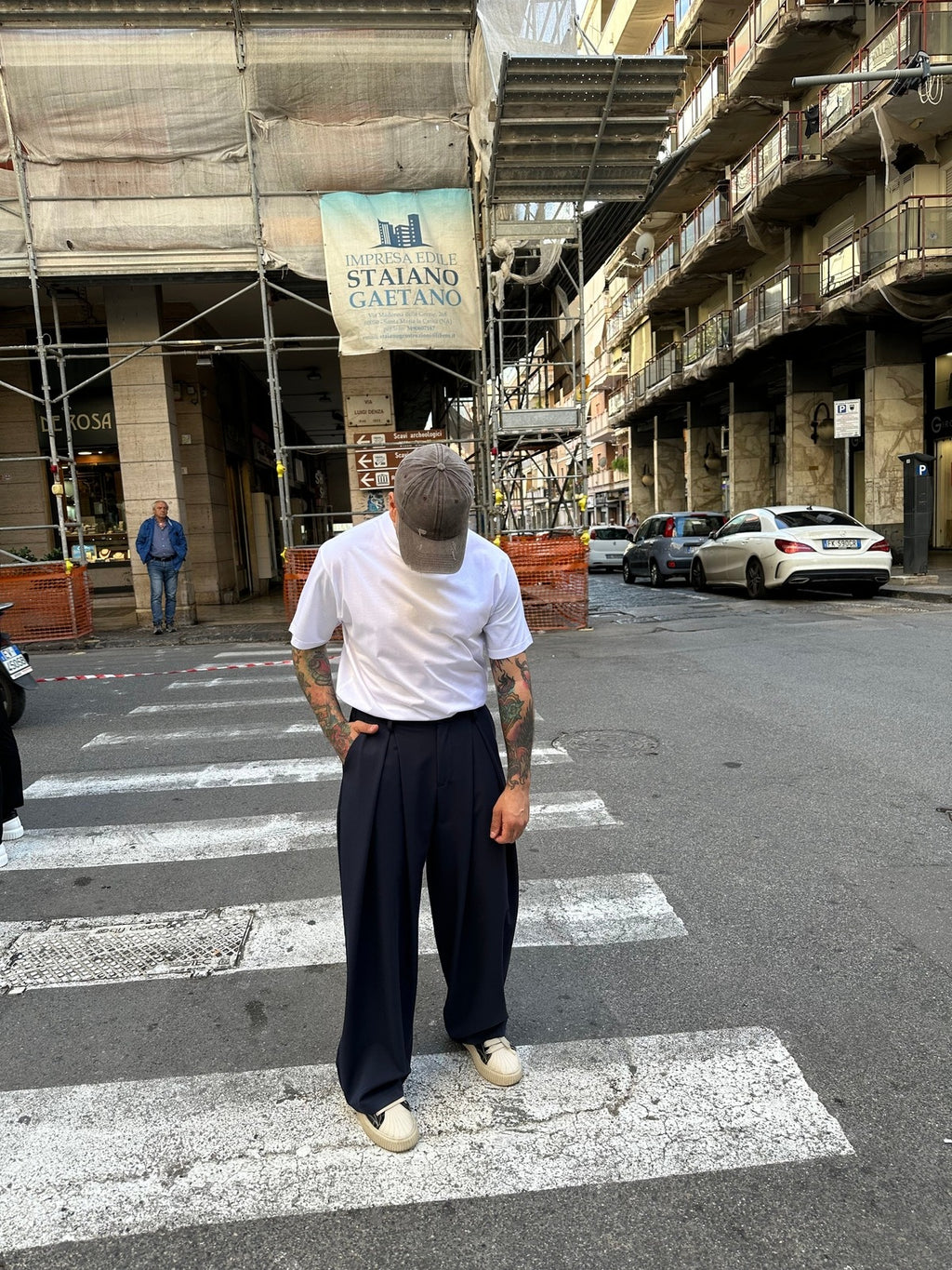 T-shirt filo di scozia white tokyo