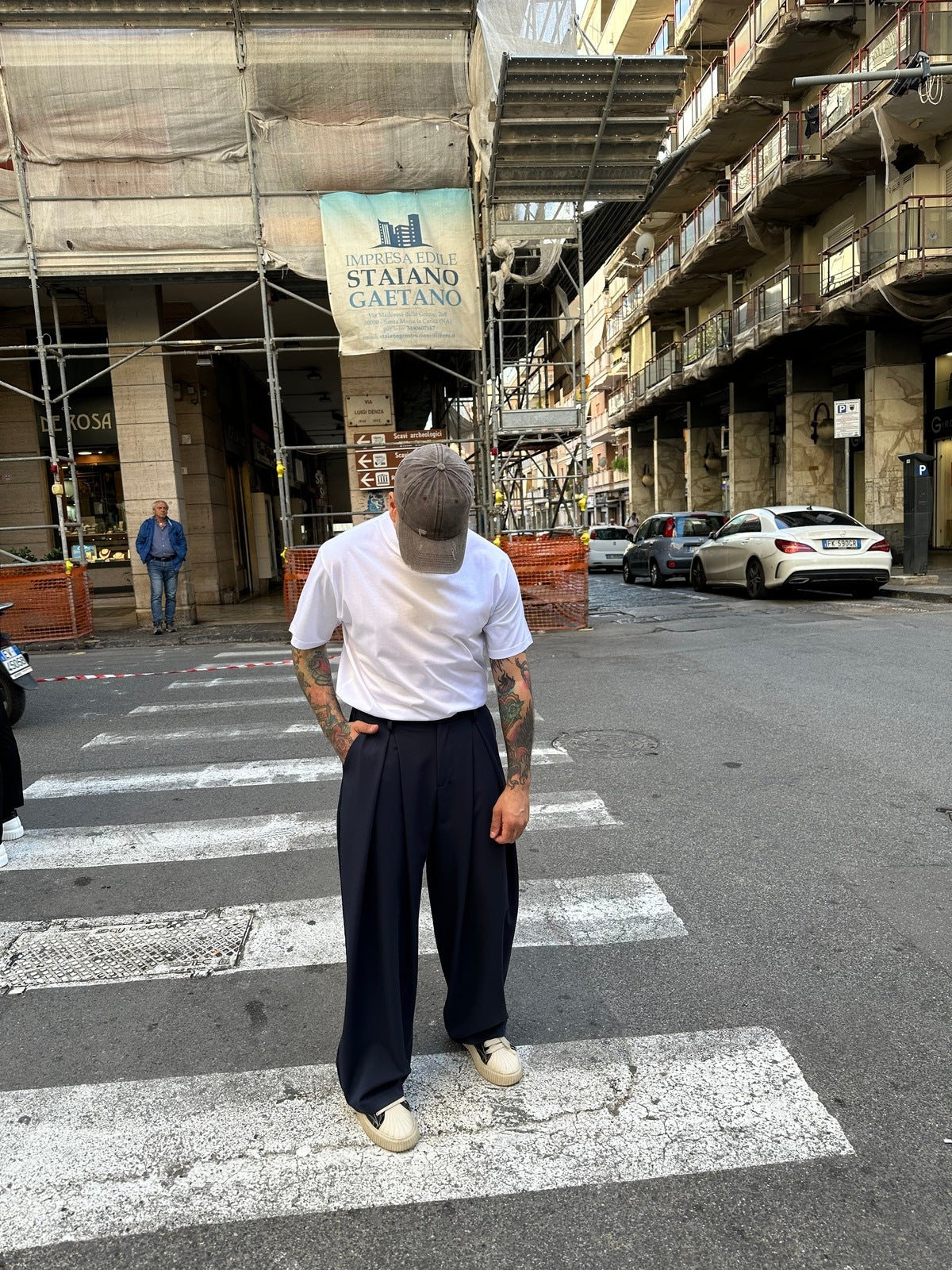 T-shirt filo di scozia white tokyo